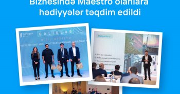 Biznesində Maestro olanlara hədiyyələr təqdim edildi