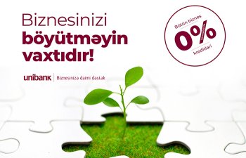 Unibankdan ilin ilk biznes kampaniyası: 0% komissiyalı kredit