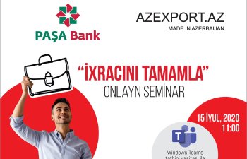 Azexport-un PAŞA Bankla “İxracını tamamla” adlı seminar 