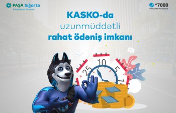 PAŞA Sığorta KASKO sığortası əldə etmək istəyən müştərilər üçün rahat ödəniş planı təklif edir!