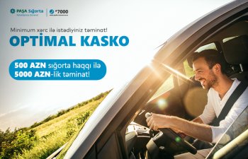 PAŞA Sığortadan sərfəli qiymətə KASKO sığortası arzulayan müştərilərimiz üçün optimal təklif!