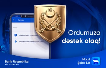 Ordumuzu Mobil Şöbə əlavəsi ilə dəstəkləyə bilərsiz