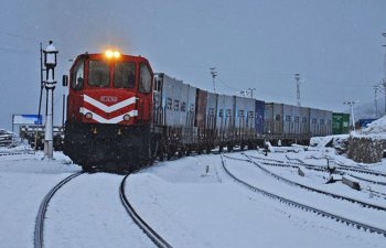 Türkiyədən BTQ dəmir yolu ilə Rusiyaya ilk qatar yola salınıb