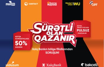 Xalq Bankdan möhtəşəm kampaniya: Sürətli olan Qazanır!