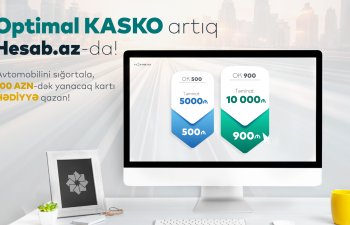 Hədiyyəli “Optimal KASKO” indi Hesab.az-da