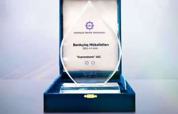 Expressbank ABA tərəfindən iki nominasiya üzrə mükafata layiq görüldü