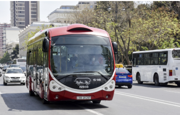 Bakıda 20 avtobusun hərəkətində gecikmələr yaranıb