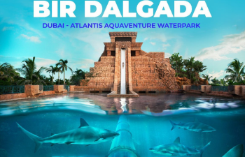 Köpəkbalıqları ilə bir dalğada – Atlantis Aquaventure Aquapark ilə Dubay