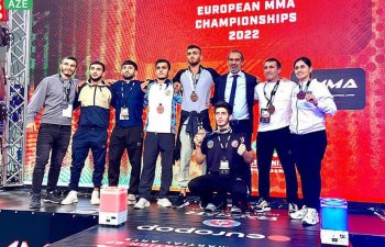 Avropa çempionatı: Azərbaycanın MMA döyüşçüləri 5 medal qazanıb