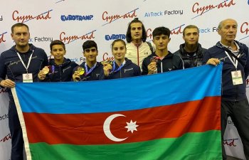 Azərbaycan gimnastları Böyük Britaniya çempionatında 4 medal qazanıblar