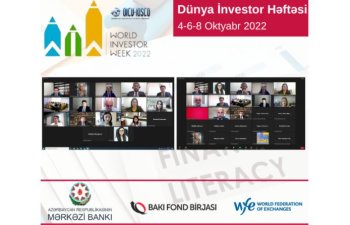 Bakı Fond Birjasında Maliyyə Savadlılığına həsr edilmiş açılış zəngi - “Ring the Bell for Financial Literacy” tədbiri keçirilib