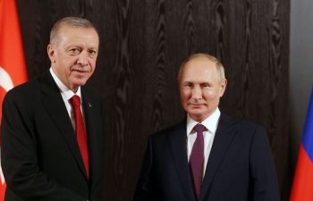 Ərdoğan Putinlə görüşüb