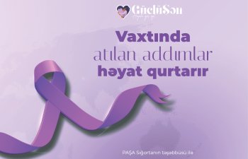 PAŞA Sığorta şirkəti süd vəzi xərçənginə qarşı qadınlarımızın maarifləndirilməsi məqsədi ilə “GüclüSən” adlı layihəyə start verir!