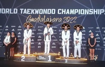 Azərbaycan taekvondoçuları dünya çempionatını bir medalla başa vurublar