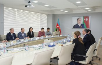 Azərkosmosda “ActInSpace” beynəlxalq hakatonunun qalibi NEXUS komandası ilə görüş keçirilib - FOTO