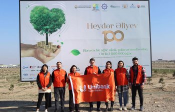 Unibank ağacəkmə aksiyasında iştirak edib - FOTO