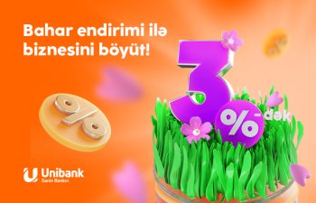 Unibankın “Bahar endirimi” kampaniyası davam edir