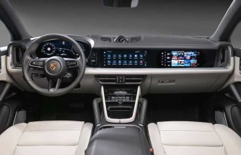 Porsche yenilənmiş Cayenne modelinin interyerini göstərib - FOTO