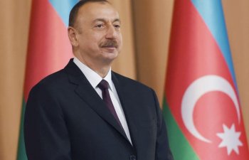 İlham Əliyev Neftçala-Kürkənd-2 nömrəli Mayak avtomobil yolunun açılışında iştirak edib