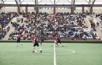 SOCAR-ın təşkilatçılığı ilə mini-futbol turnirinin final oyunu keçirilib - FOTO