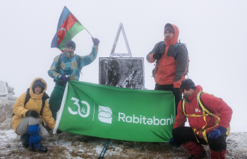 Rabitəbank əməkdaşları “Heydər zirvəsi”ndə - FOTO