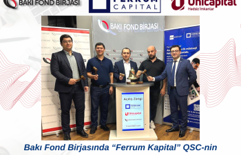 Bakı Fond Birjasında “Ferrum Kapital” QSC-nin istiqrazlarının “Açılış Zəngi” mərasimi keçirilib