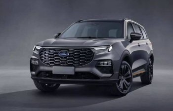 Çində narıncı dekorasiyası olan üç cərgəli Ford Equator krossoverin satışına başlanılıb