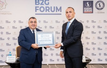 Osman Xaliyev Caspian Energy Club-ın təşkil etdiyi B2G forumunda iştirak edib - FOTO