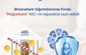 Əmanətlərin Sığortalanması Fondu “Muğan Bank” ASC-nin ləğvedicisi təyin edildi