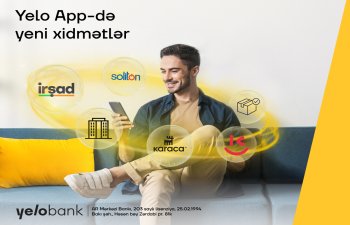 Yelo App-də parlaq yeniliklər