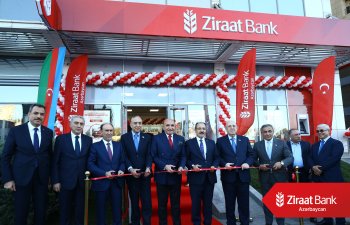 Ziraat Bank Azərbaycan Bakının Babək prospektində sayca 8-ci filialının açılışını edib