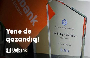 Unibank müxtəlif nominasiyalar üzrə mükafat alıb