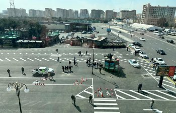 “Gənclik” metrostansiyasının yanında yeni nəqliyyat mübadilə mərkəzi yaradılıb