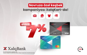 XalqKartla Novruz bayramında 9 % və 10 % keşbek!