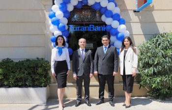 TuranBank İçərişəhərdə yeni şöbəsini müştərilərin istifadəsinə verdi