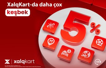 XalqKartda 5% keşbek!