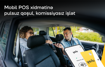 Yelo Mobil POS xidmətinə pulsuz qoşul, pulsuz istifadə et! 