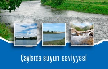 Çaylarda suyun səviyyəsinin artması selə səbəb olub