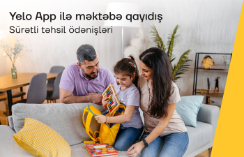 Yelo App ilə anında təhsil ödənişləri