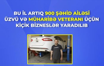 900 şəhid ailəsi üzvü və müharibə veteranı üçün kiçik bizneslər yaradılıb - ƏƏSMN