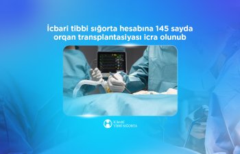 İcbari tibbi sığorta hesabına 145 transplantasiya əməliyyatı icra olunub