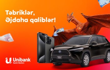 Unibankın “Əjdaha” lotereyasının ilk qalibləri məlum olub