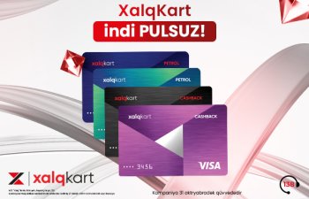 XalqKart sahiblərinə Oktyabr sürprizi: Həm pulsuz Kart, həm Keşbek