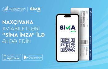 AZAL Naxçıvana onlayn aviabilet alışında “SİMA İmza”nı tətbiq edib