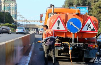 AAYDA həftəsonunu səmərəli keçirib:Küçələrin təmizlənməsi işləri aparılıb