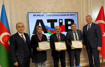 ATİB-in 20 illiyi münasibətilə elan edilmiş müsabiqənin qalibləri mükafatlandırılıb