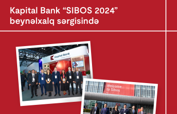 Kapital Bank “SIBOS 2024” beynəlxalq sərgisində 