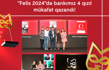 Kapital Bank rekord göstərici ilə 4 qızıl “Felis” mükafatı qazanıb